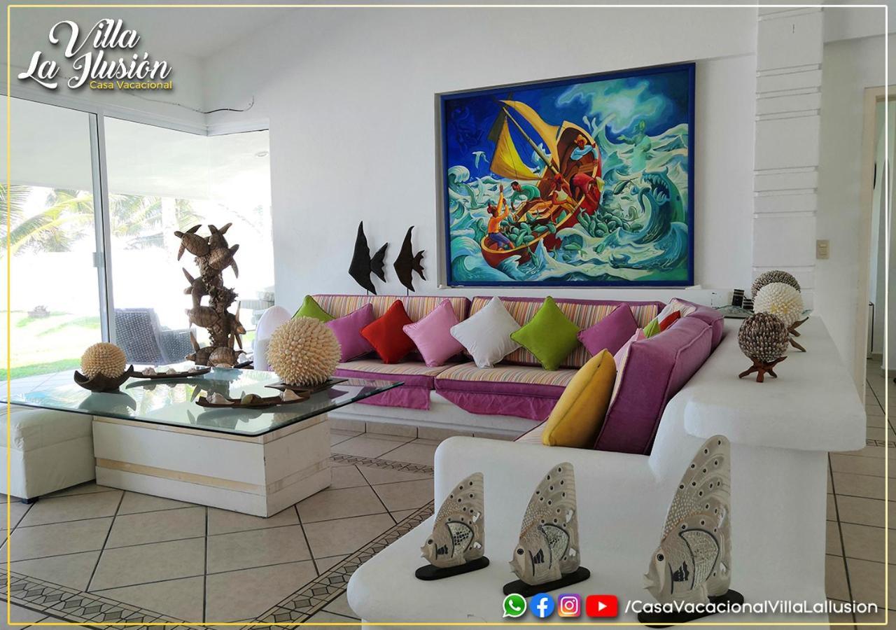 Villa La Ilusion Casa Vacacional Tecolutla Exteriör bild