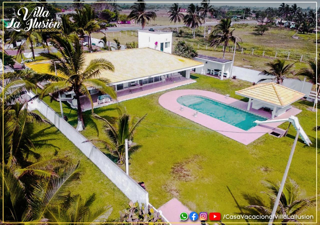 Villa La Ilusion Casa Vacacional Tecolutla Exteriör bild