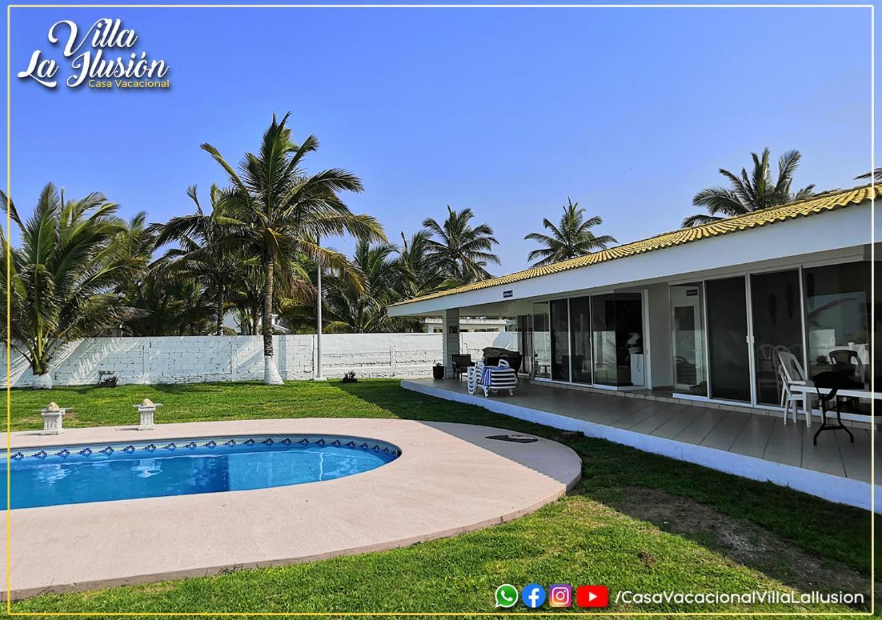 Villa La Ilusion Casa Vacacional Tecolutla Exteriör bild
